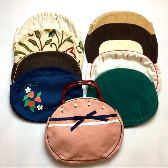 Vintage Handbags - Vintage 70s Bermuda Hand Bags Interchangeable